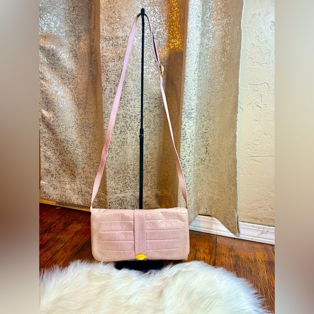 Salvatore Ferragamo Pink Blush Buttery Soft Crossbody Bag